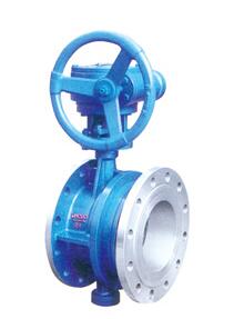 SD343-10C/16C/25C金屬硬密封蝸輪法蘭伸縮蝶閥